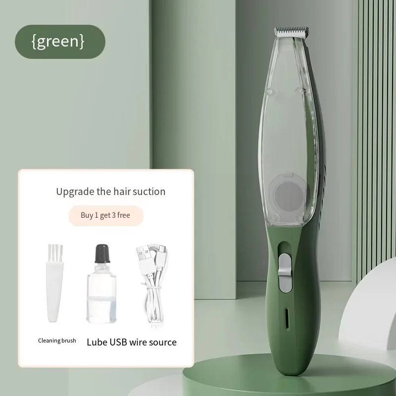 2-in-1 Professional Hair Clipper- Dogs/Cats- Vacuum Cleaner- Cat/Dog Electric Foot Shaver - Image 9
