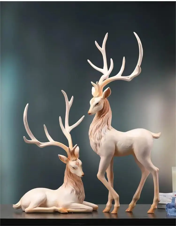 High-End Deer Statue- Elk Sculpture- Luxury Home Decor - Image 5