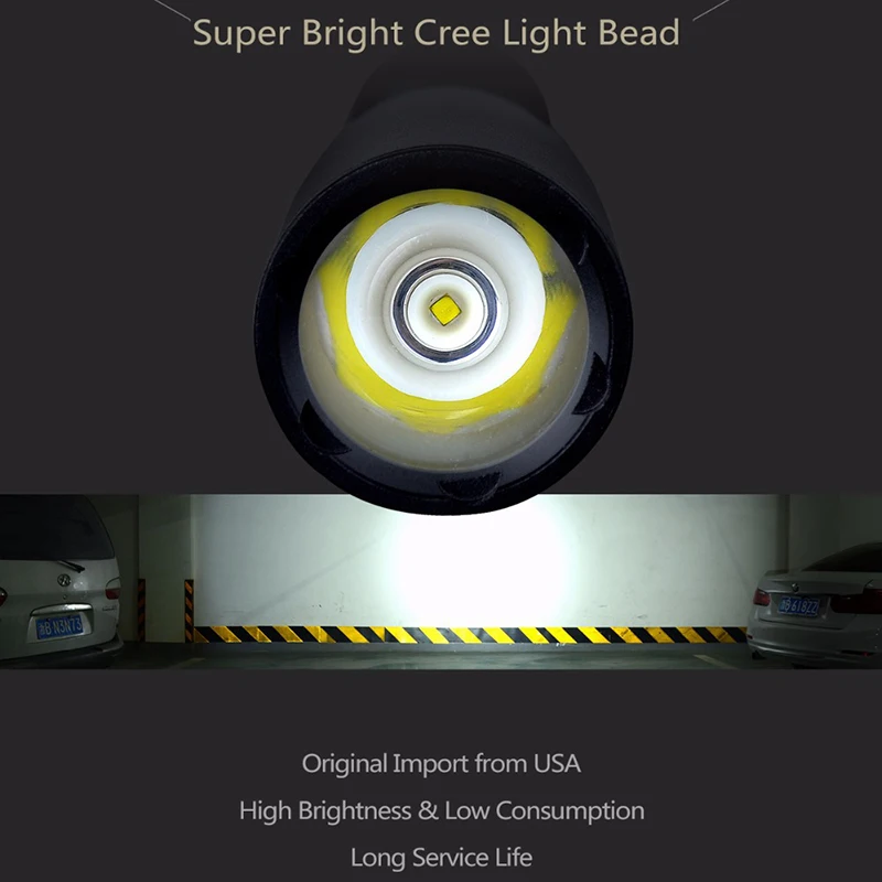 Baseball Bat LED Flashlight- Waterproof- Super Bright Baton- Aluminium Alloy Torch- Emergency Self Defense - Image 4