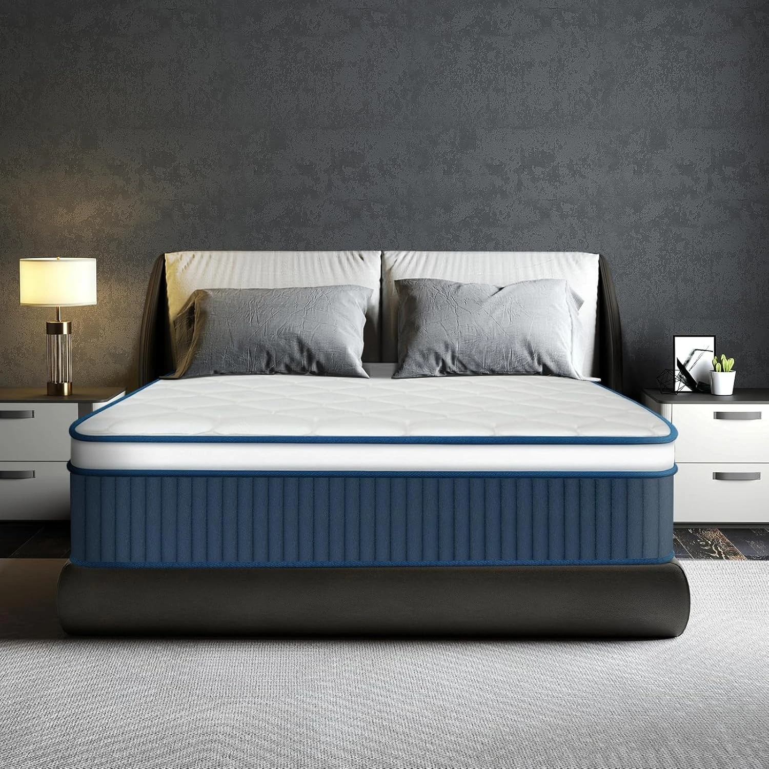 12-Inch Twin Size Mattress-in-a-Box- Hybrid Gel Memory Foam-Individual Pocket Springs - Image 7