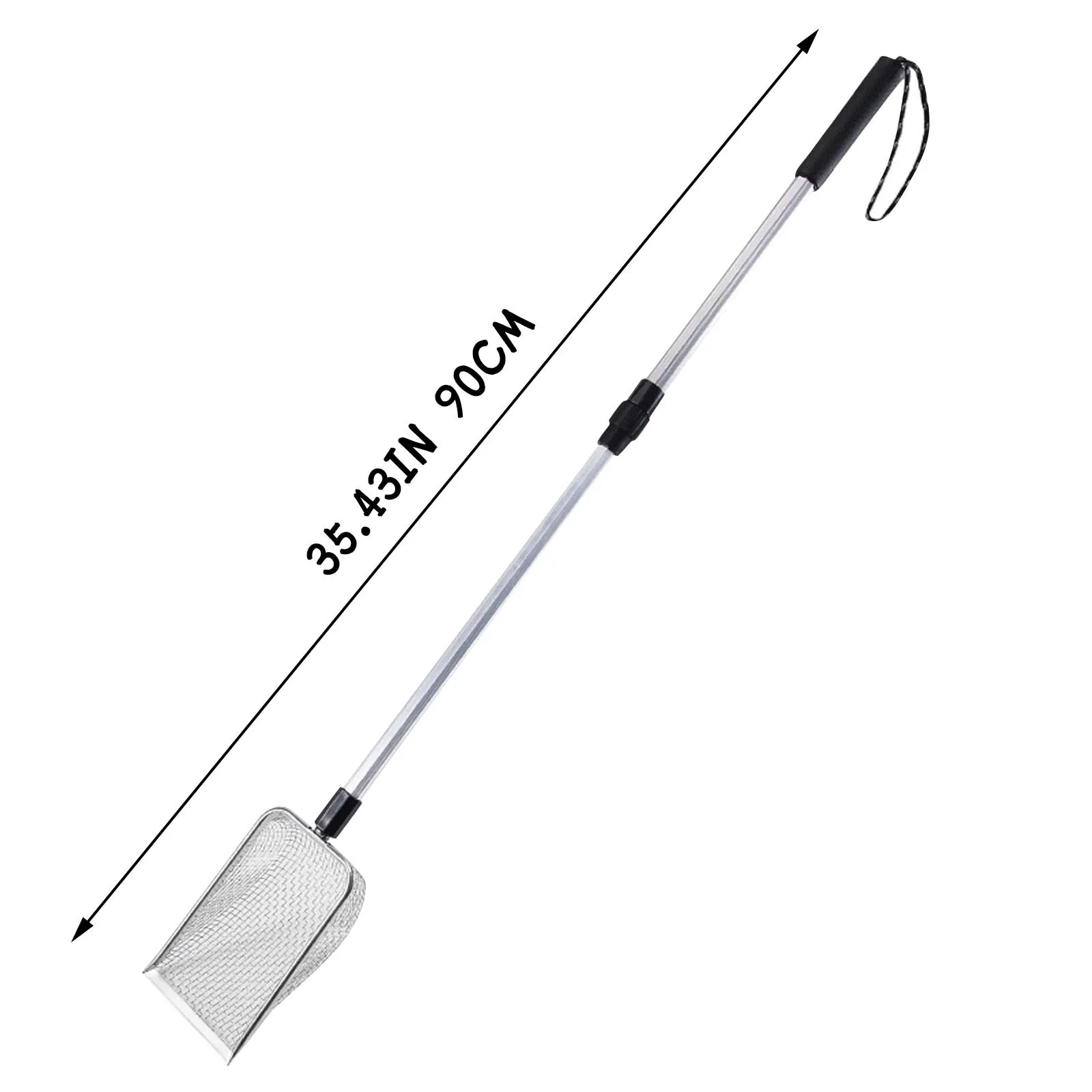 Long-handled Cat Litter Scoop- Stainless Steel- Fine Mesh- Easy To Clean- Non-Stick and Durable - Image 6