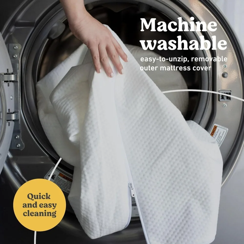 Premium Crib and Toddler Mattress – GREENGUARD Gold Certified & CertiPUR-US Certified- Fits All Standard Crib & Toddler Beds - Image 4