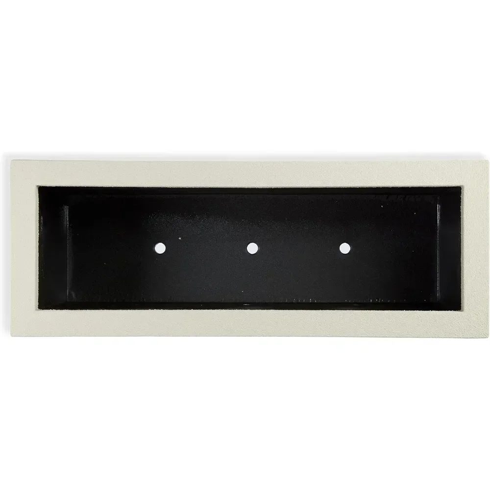 Outdoor Rectangular Trough Planter- 46" L X 17" W X 19" H- Lightweight- Heavy-Duty - Image 6