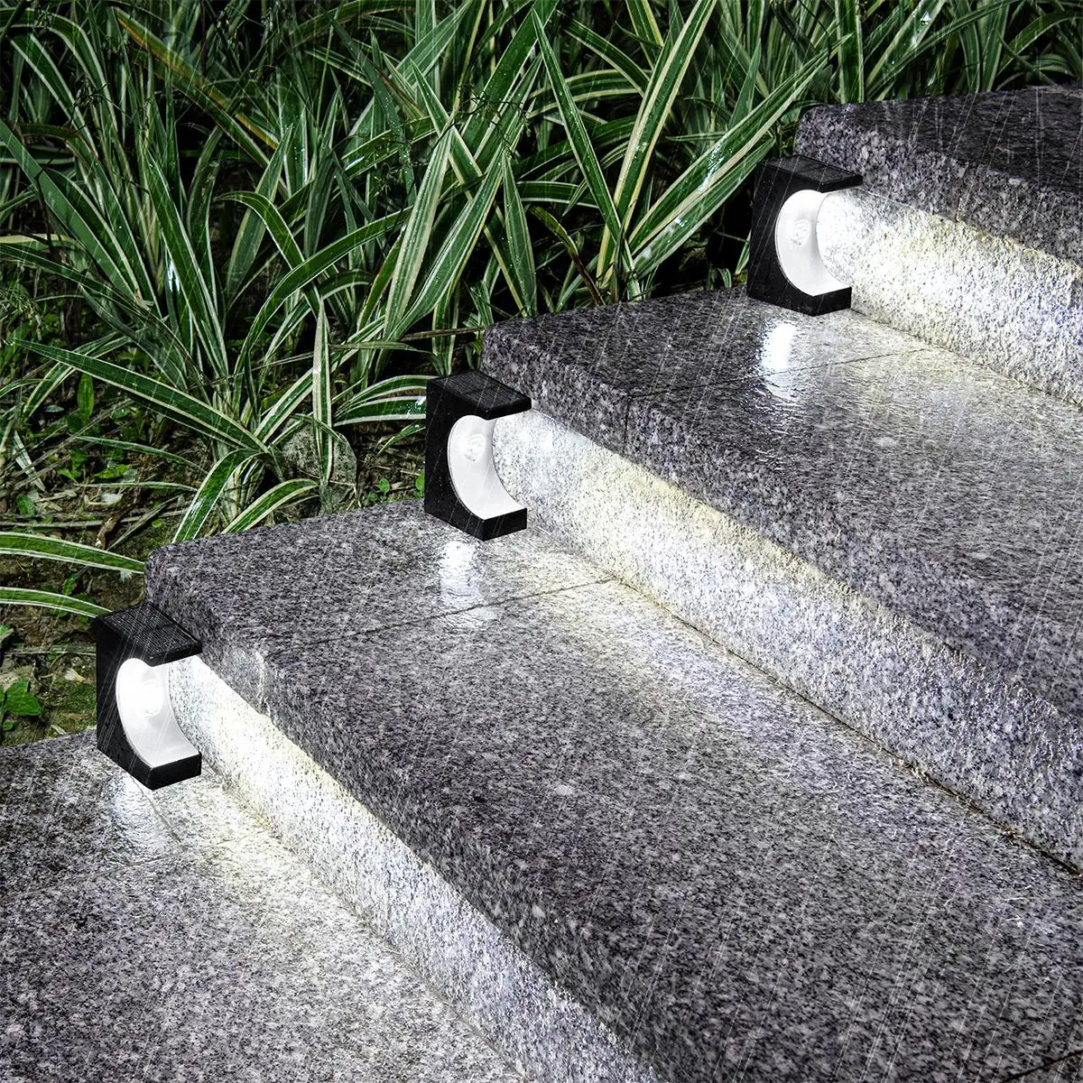 Solar LED Stair Lights- Decorative- Weather-Resistant- Warm White or Cool White - Image 8