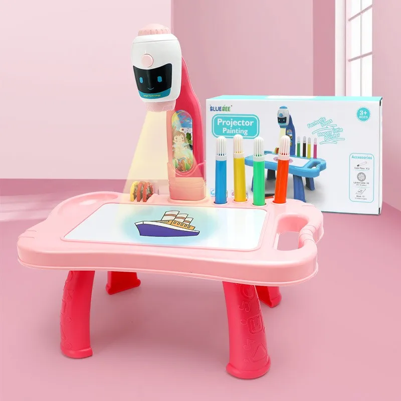 Kids Painting Board- LED Projector- Art Painting Table- Educational - Image 8