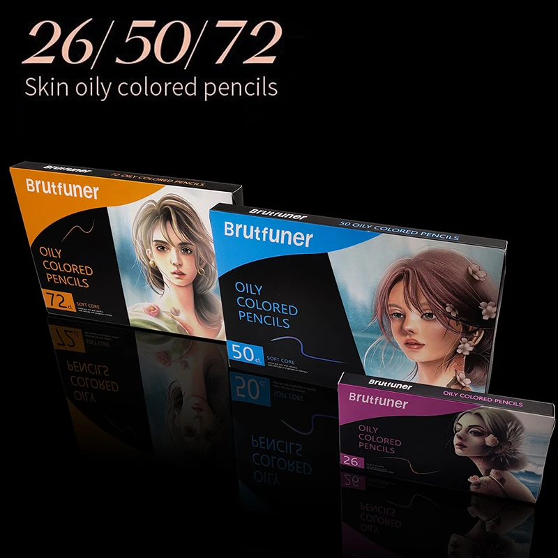 26/50/72 Colors - Professional Anime Character- Portrait Painting Color Pencil- Used for Professional Painting- Oil Pencils - Image 2