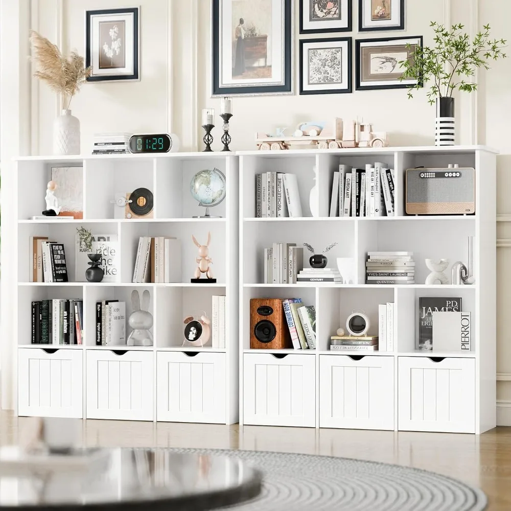 Toy Storage/ Organizer- Bookshelf- Toy Storage with 3 Movable Drawers- Shelf Organizer with Hidden Wheels - Image 5