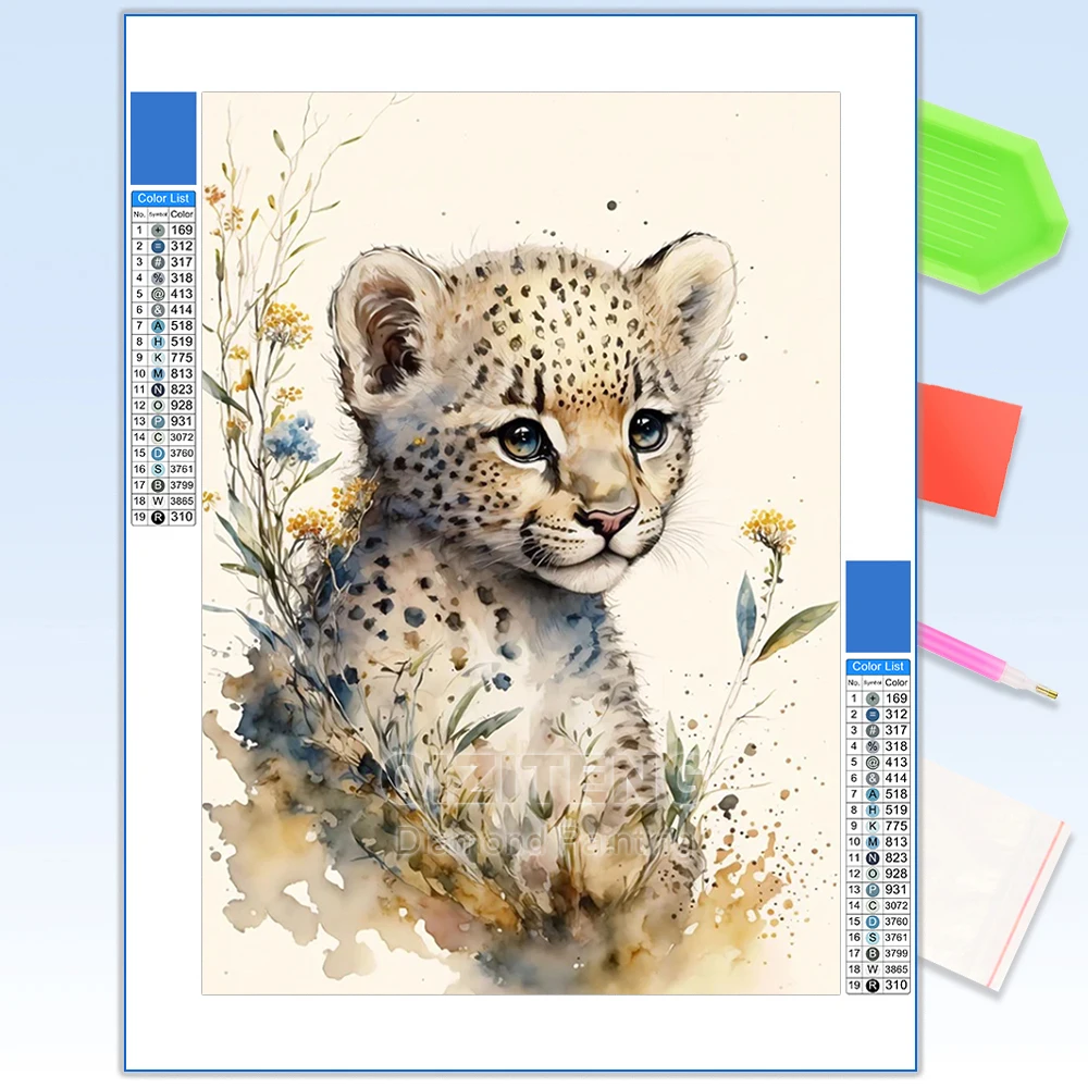 Baby Animal Diamond Paintings- Full Round or Square Drills- 30x40 cm or 40x50 cm - Image 19