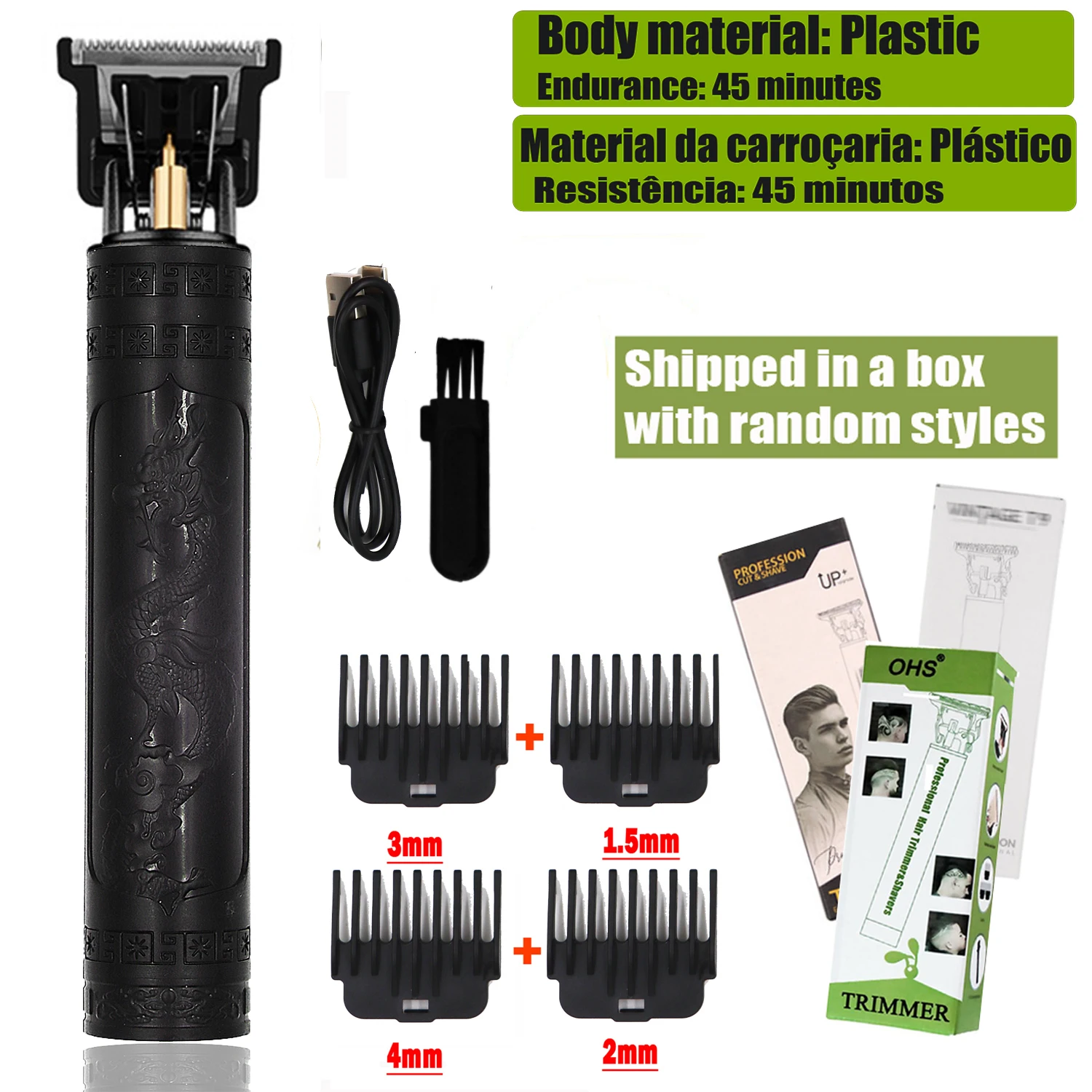 T9 Hair Clipper- Repair Beard- Shaving Body Hair- Electric Barber Machine - Image 13