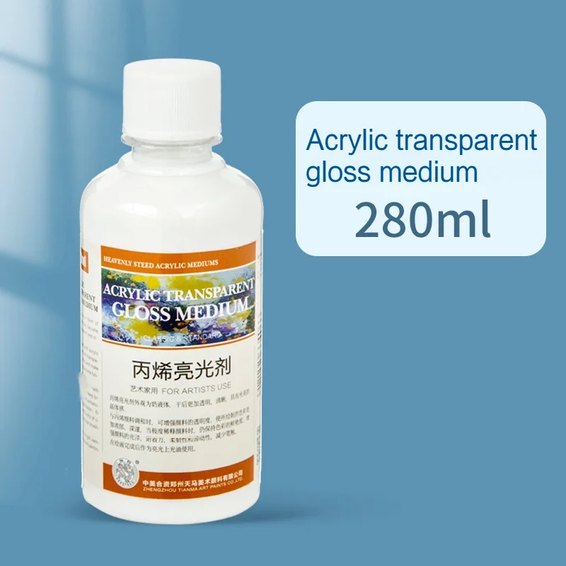 100/280ml Acrylic Blending Liquid- White Acrylic Paint Thinner- Gloss Painting- Molding Paste - Image 8