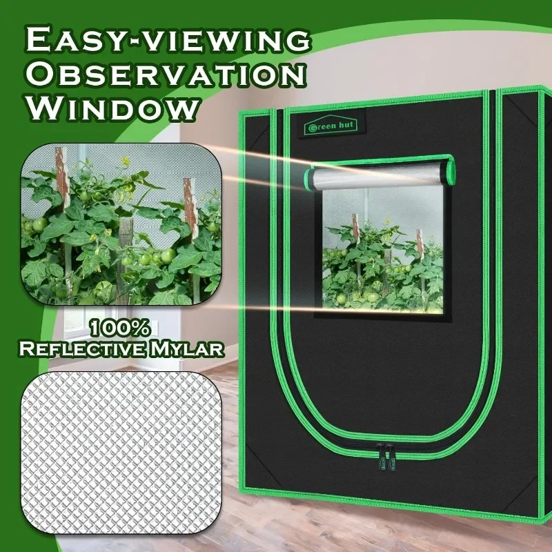 Indoor 18"x30"x36" Mylar Hydroponic Grow Tent - Image 3