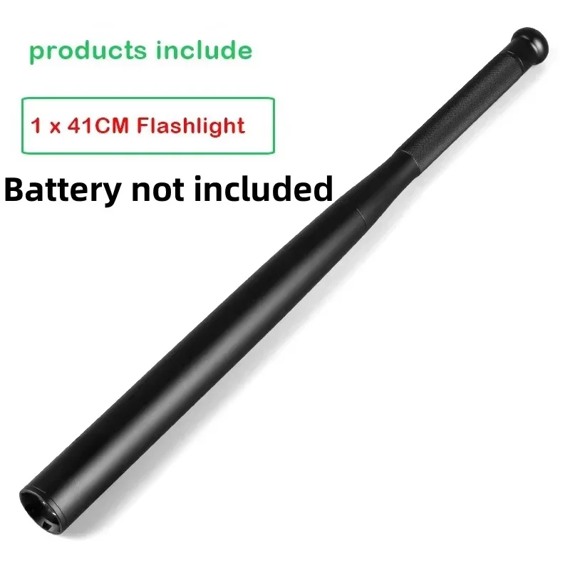 Baseball Bat LED Flashlight- Waterproof- Super Bright Baton- Aluminium Alloy Torch- Emergency Self Defense - Image 7
