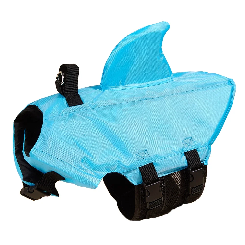 Shark Fin Dog Life Jacket- Enhanced Buoyancy- Sizes X SM to XXL- Safety Vest with Handle - Image 8