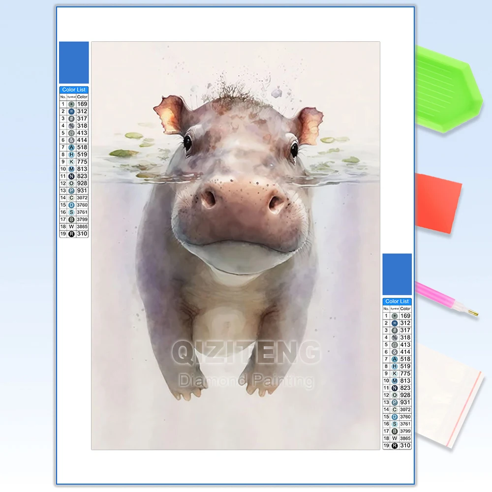 Baby Animal Diamond Paintings- Full Round or Square Drills- 30x40 cm or 40x50 cm - Image 17