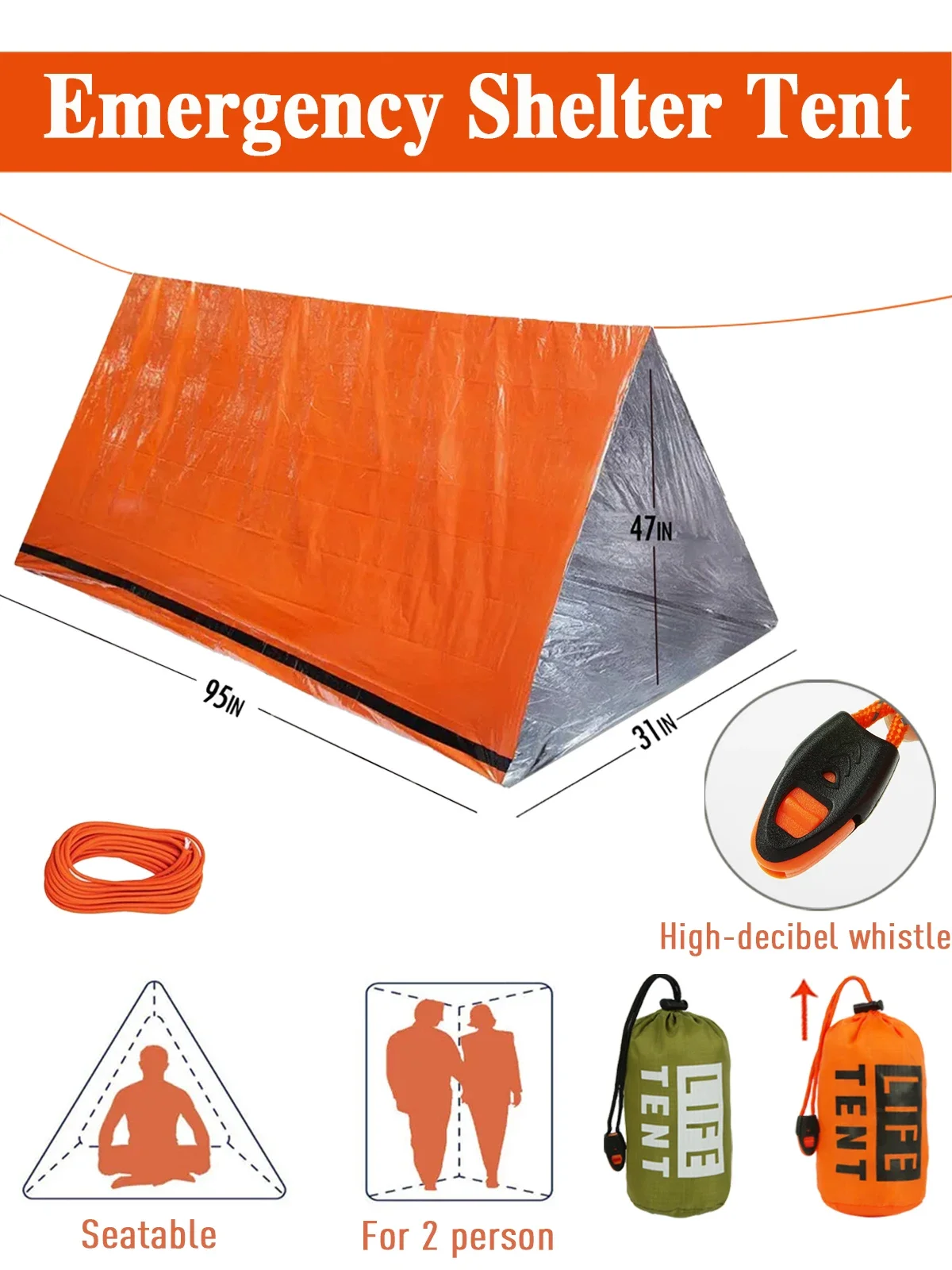 2-Person Emergency Tent - Image 3