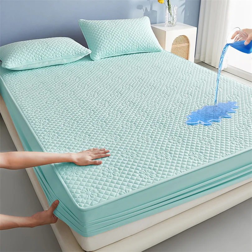 100% Waterproof- Thick Bedding, Mattress Cover- Mattress Protector- Twin, Full, Queen, C King, and King-Size- Many Colors - Image 8