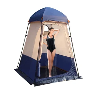 Privacy Shower Tent- Double-Layer Sun Shelter for Camping, Dressing/ Changing Room- Toilet, Hiking, Fishing, Picnic