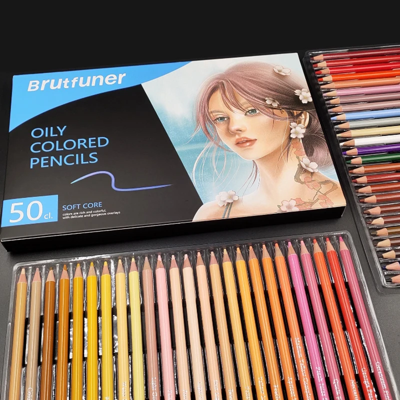 26/50/72 Colors - Professional Anime Character- Portrait Painting Color Pencil- Used for Professional Painting- Oil Pencils - Image 5
