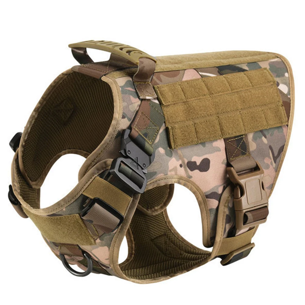 Harness/ Collar/ Leash Set- Molle Pouches- Training/ Walking Vest For Medium to Large Dogs - Image 15