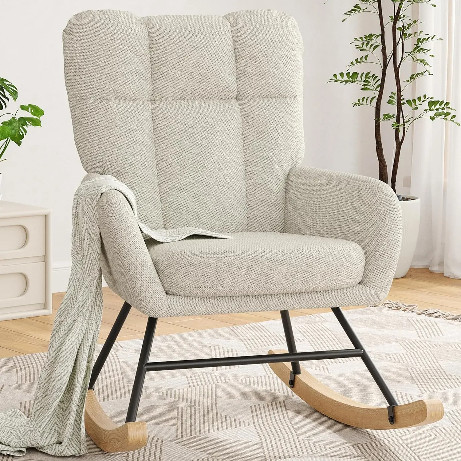 Nursery Rocking Chair- Nursing Chair for Breastfeeding - Image 3