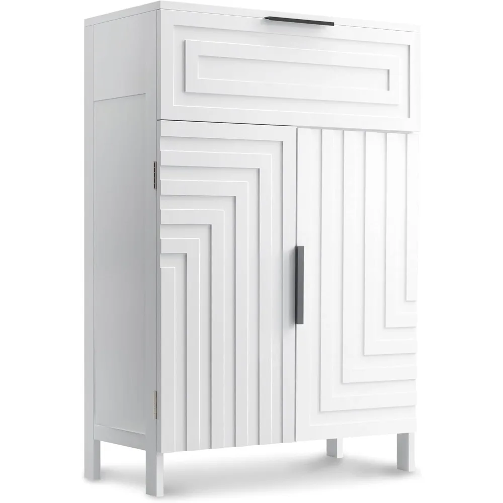 Freestanding Bathroom Storage Cabinet- Drawers- Shelves - Image 6