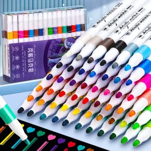 Acrylic Markers- 12-80 Colors Pen Set