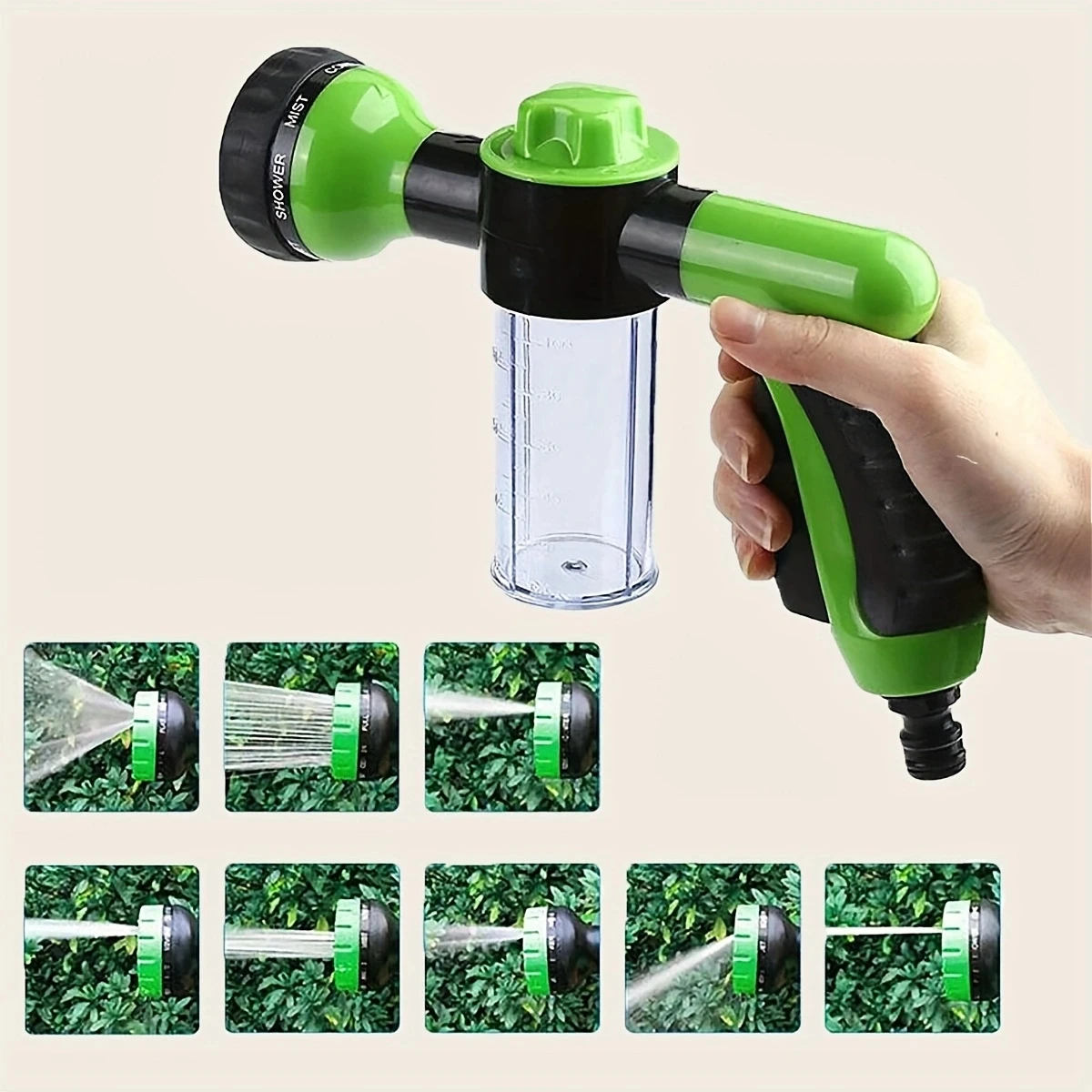 1set/2sets -High Pressure Sprayer- Adjustable Pet Cleaning- Clean Bath Water- Foam Soap Sprayer- Dog Cleaning Tool - Image 6