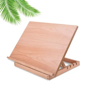 Adjustable A3 Art Easel - 1Pc Folding Painting Stand- Smooth Surface- 4-Position Angle Adjustment