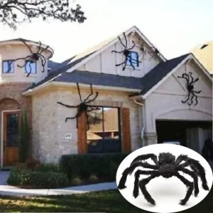 30cm/50cm/75cm/90cm/125cm/150cm/200cm Halloween Giant Black Spider- Decoration- Haunted House Halloween Decor