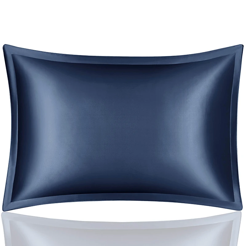 100% Natural Mulberry Silk Pillowcase- for Hair and Skin - Front in Pure Silk & Back in Breathable Lyocell Fiber- 1 Pack - Image 32