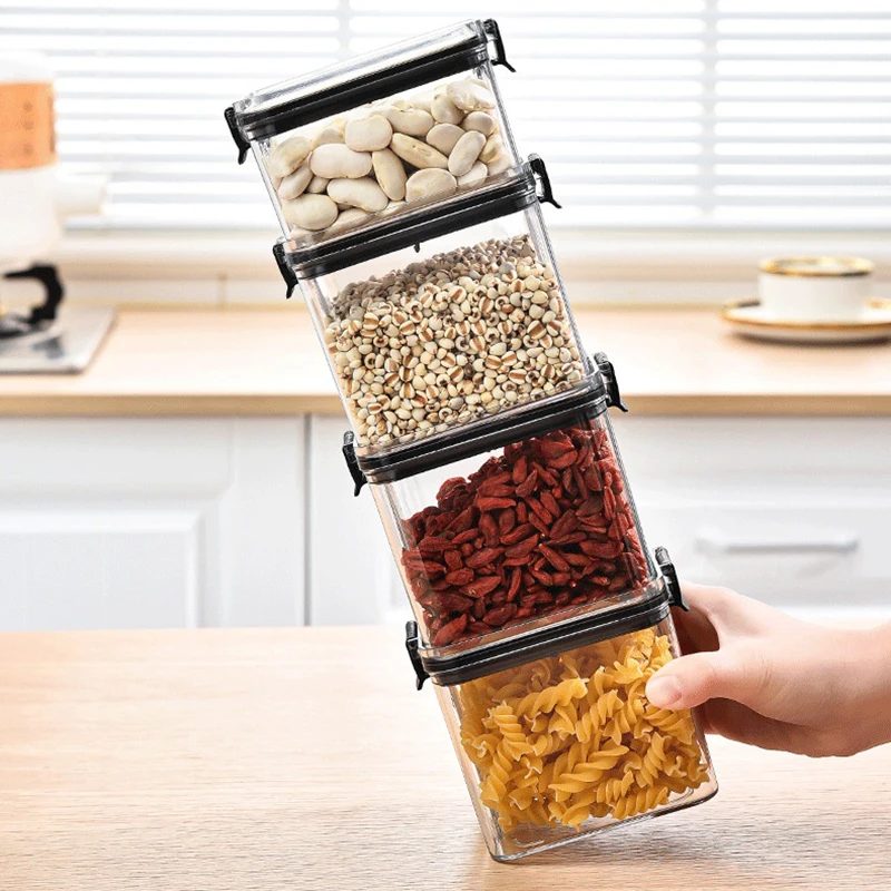 Sealed Kitchen Canisters- Moisture-proof- Flour, Sugar, Coffee, Rice, Beans, Nuts, Cereals, etc. - Image 4