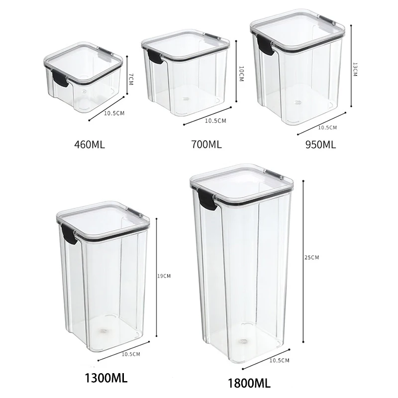 Sealed Kitchen Canisters- Moisture-proof- Flour, Sugar, Coffee, Rice, Beans, Nuts, Cereals, etc. - Image 7