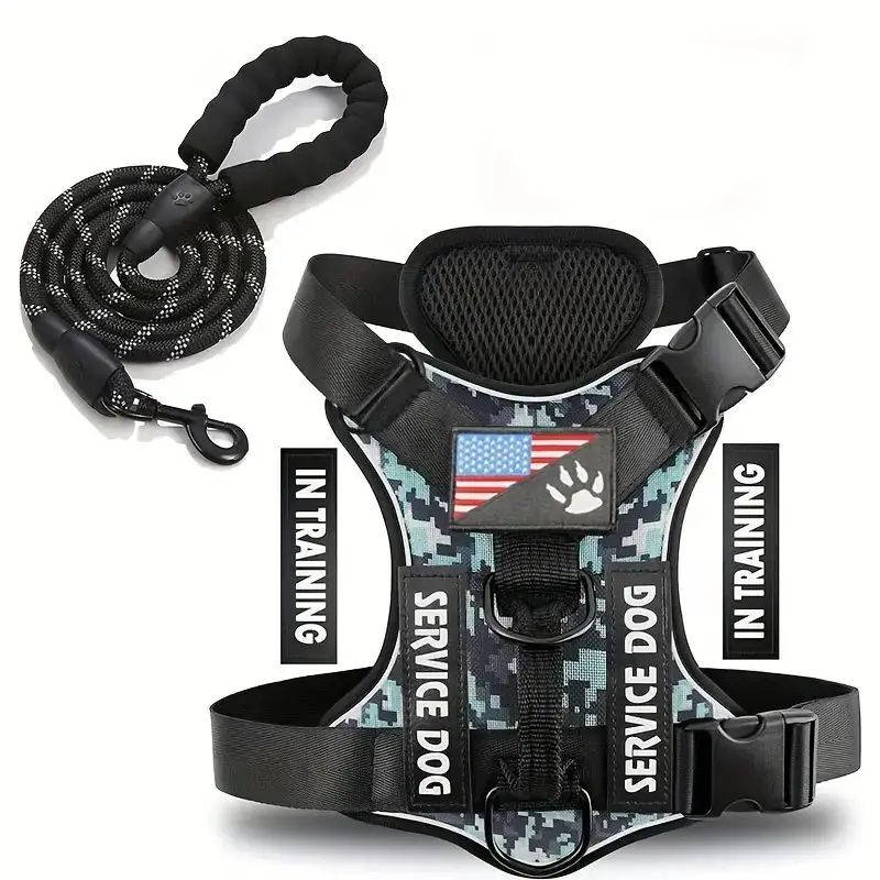 Dog Harness And Leash Set- Escape-Proof- No-Pull Dog Vest/ Harness with Reflective Leash - Image 12
