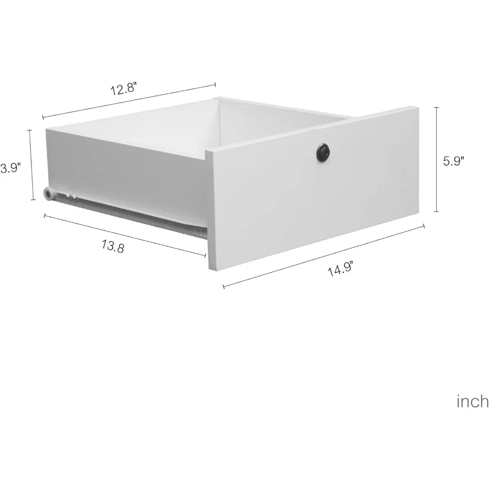 Computer Desk with Charging Station- Home Office Desk with Bookshelf and Drawer- Study Table- Storage and Lock, - Image 4