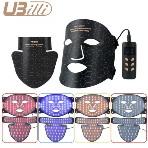 LED Photon, Beauty Infrared Mask- USB Electronic Mask- Rejuvenation- Lightens Fine Lines, Brightens Skin Tone, RepairS Skin