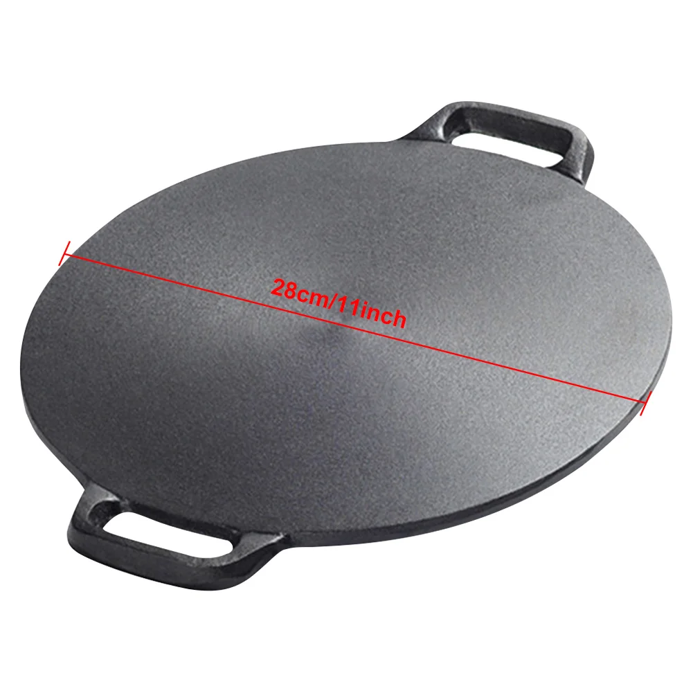 10.2/11/11.8/12.6/13.4 Inch Cast Iron Grill Pan with Handle- BBQ Griddle- Non Stick Cast Iron- Korean Barbecue Grill Pan - Image 8