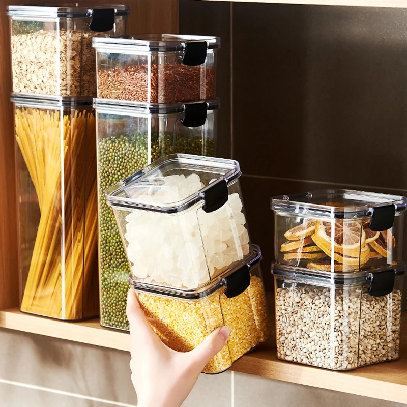 Sealed Kitchen Canisters- Moisture-proof- Flour, Sugar, Coffee, Rice, Beans, Nuts, Cereals, etc. - Image 3
