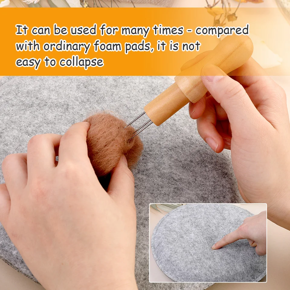 1PC Needle Felting Pad- Wear-Resistant Mat for Felting - Image 3