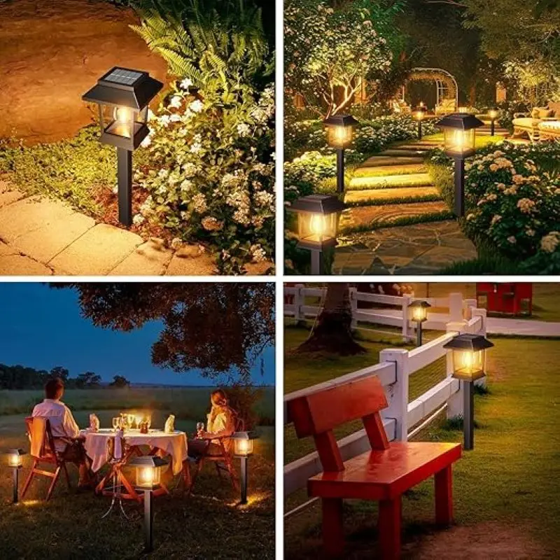 Solar Lights- 1/2/4/6 Pieces- Waterproof- Garden Decoration- Lawn, Yard, Path - Image 5