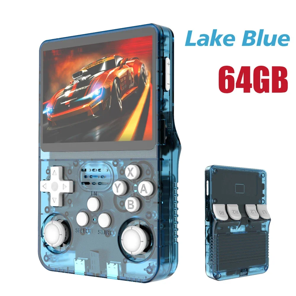 R36S Retro Handheld Game Console- Linux System- 3.5 Inch IPS Portable Pocket Player- 64GB Video Gaming - Image 3