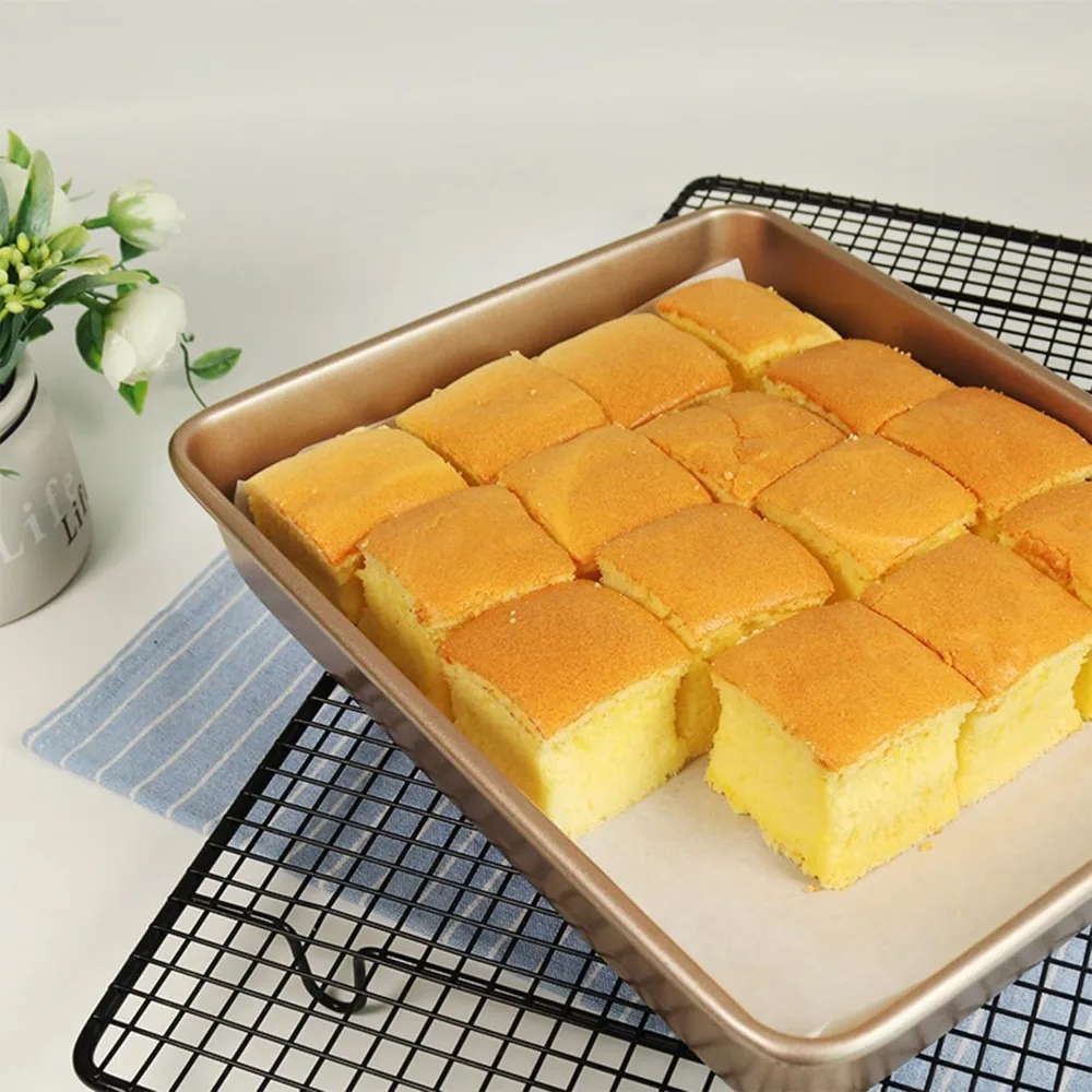 Set of 6 Non-stick Baking Pans, 11-Inch Rectangle Pans, Perfect for Cakes, Bread, Brownies, etc. - Image 4