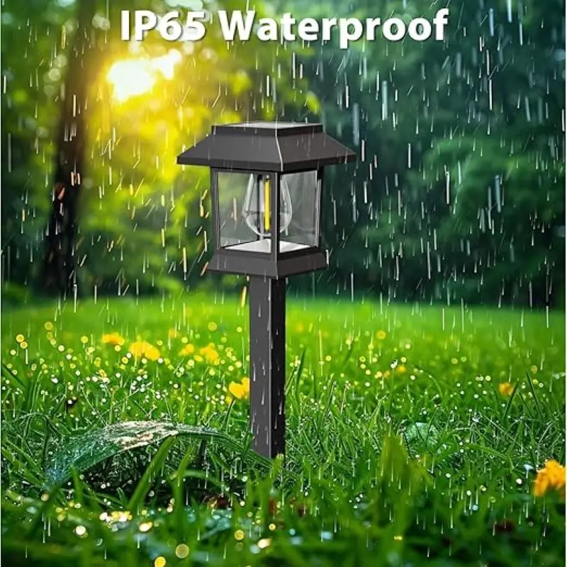 Solar Lights- 1/2/4/6 Pieces- Waterproof- Garden Decoration- Lawn, Yard, Path - Image 4