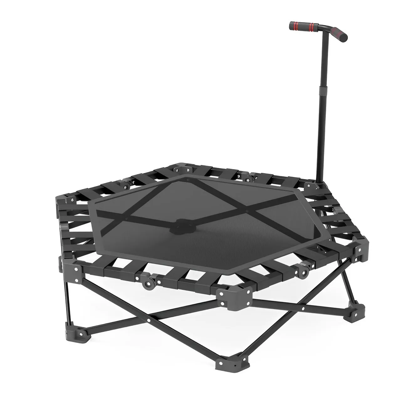 Small Exercise Trampoline- Indoor Trampoline for Cardio Training-
Small Exercise Trampoline- Quickly Opens and Closes for Easy Storage- Great for Cardio Training - Image 2