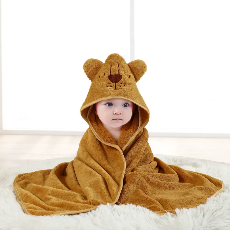 Blanket/Bathrobe Baby Wrap- Warm Fleece Blanket- 1 to 3 years - Image 9
