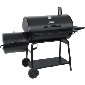 Royal Gourmet Charcoal Grill and Offset Smoker- BBQ Grill with 1200 Sq. In. Cooking Area for Large, Even Cooking