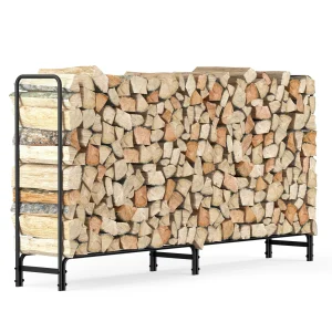 Firewood Log Rack- Heavy-duty Firewood Storage Rack