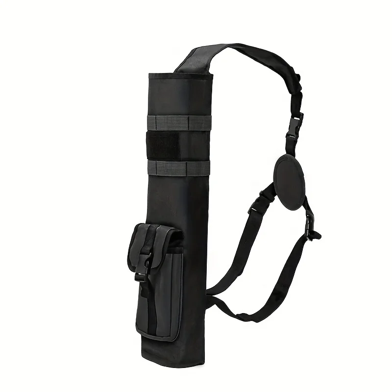 Archery Lightweight Back Arrow Quiver- Dual Use- Foldable, Compact- Hip Arrows Bag with Molle System - Image 4