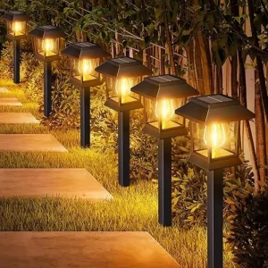 Solar Lights- 1/2/4/6 Pieces- Waterproof- Garden Decoration- Lawn, Yard, Path