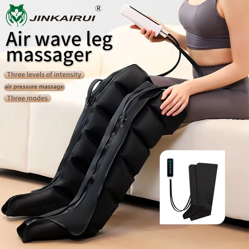 Electric Air Pressure Leg Massager- Kneading, Squeeze, Deep Relaxation of Calf and Foot- Remote Control - Image 8
