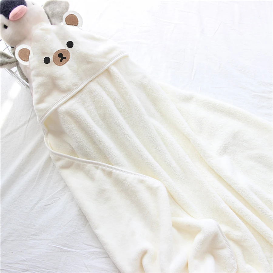Blanket/Bathrobe Baby Wrap- Warm Fleece Blanket- 1 to 3 years - Image 6